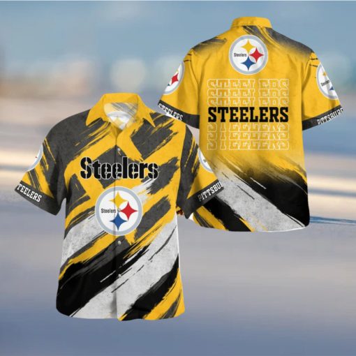 Pittsburgh Steelers Vintage Classic Button Shirt Hawaiian Shirt Gift For Fans