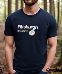 Pittsburgh Steelers is love city pride team logo shirt