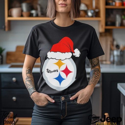 Pittsburgh Steelers logo Santa Hat Christmas 2023 Shirt