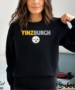 Pittsburgh Steelers team yinz burgh American foolball logo shirt