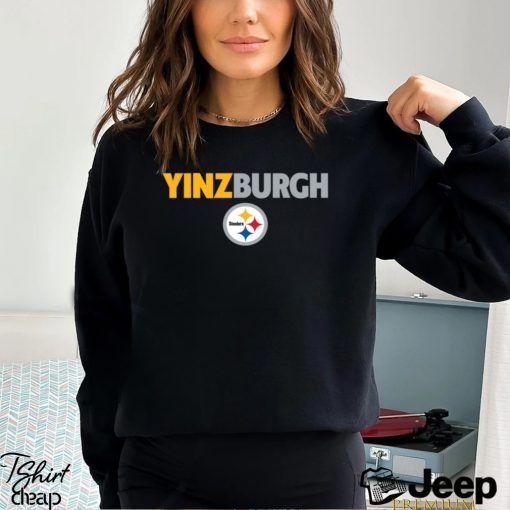 Pittsburgh Steelers team yinz burgh American foolball logo shirt