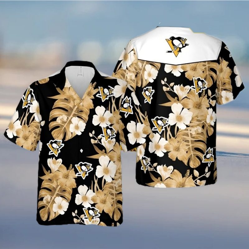 Pittsburgh penguins Nhl Pittsburgh Hawaii Floral Ice Hockey Unisex Shirt