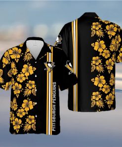 Pittsburgh penguins Nhl Pittsburgh Hawaii Floral Ice Hockey Unisex Shirts