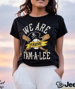 Pittsburgh pirates homage we are fam a lee tri blend shirt