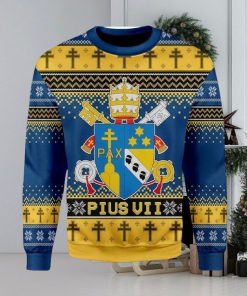 Pius Vii Coat Of Arms Ugly Christmas Sweater