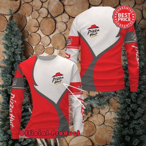 Pizza Hut Logo Design Trending Ugly Christmas Sweater