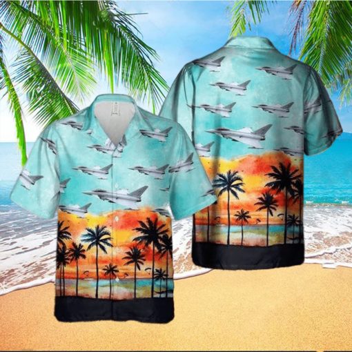 Plane Sunset Tropical Hawaiian Shirt For