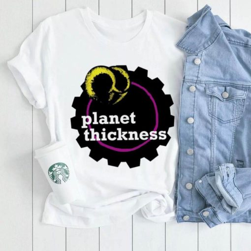 Planet Thickness logo shirt