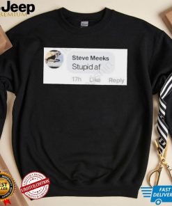 Pltdaddy Steve Meeks Stupid Af T Shirt