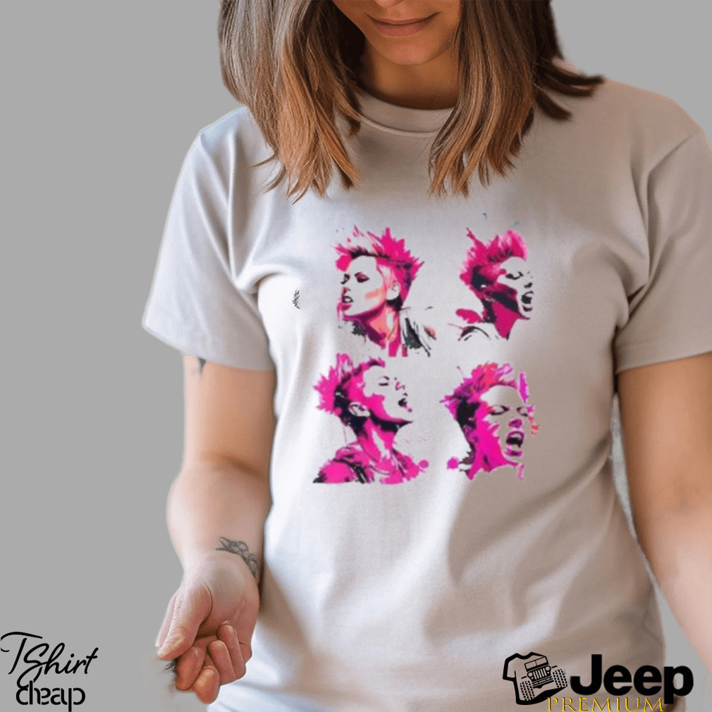 Ladies - Gildan Pink Braves t-shirt