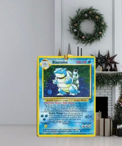 Pokemon Blastoise Rare Card 2023 Holiday Gift Ornament