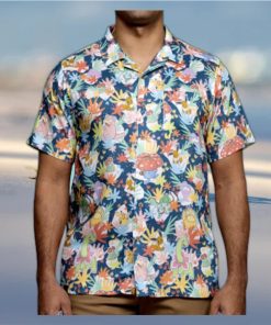 Pokemon Blossoming Friendships Hawaiian Shirt Summer Beach Gift