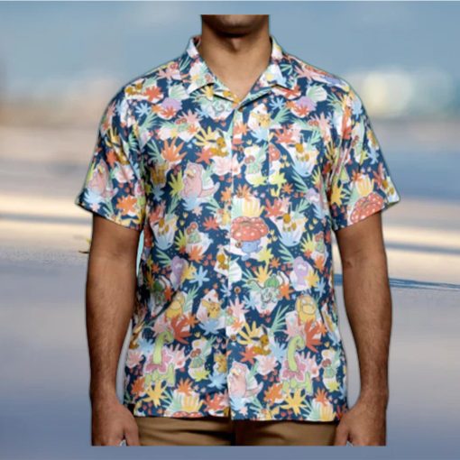 Pokemon Blossoming Friendships Hawaiian Shirt Summer Beach Gift