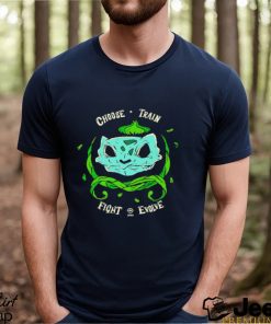 Pokemon Bulbasaur skull grass choose train fight evolve 1996 shirt