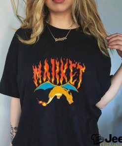 Pokemon Charizard Market logo shirt