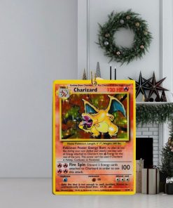 Pokemon Charizard Rare Card Christmas 2023 Holiday Gift Ornament