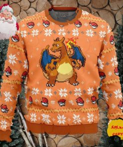 Pokemon Christmas Blaze Charizard Christmas AOP Sweater