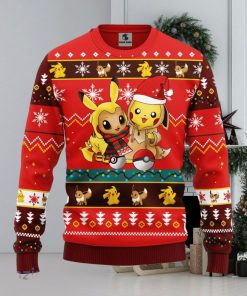 Pokemon Cute Noel Mc Ugly Christmas Sweater Red 1 Amazing Gift Men And Women Christmas Gift