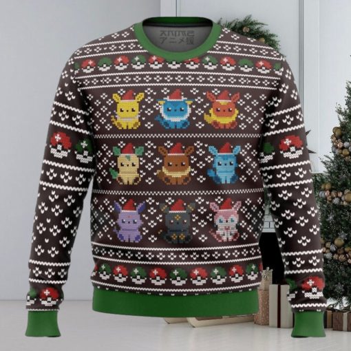 Pokemon Eeveelution Ugly Christmas Sweater