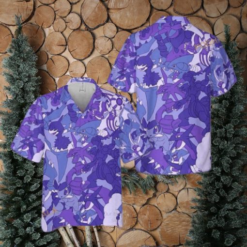 Pokemon Electric Dragon Type Funny 3D Hawaiian Shirt