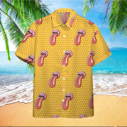 Pokemon Hawaiian Shirt Lickitung Yellow Hawaii Shirt Pokemon Aloha Shirt