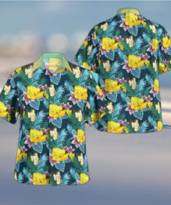 Pokemon Hawaiian Shirt Tropical Palm Leaves Pattern Beach Gift For Friend