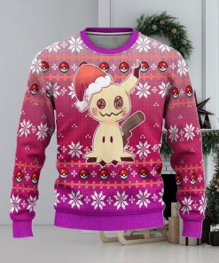 Pokemon Mimikyu Anime Ugly Christmas Sweater, Custom Sweatshirt Apparell