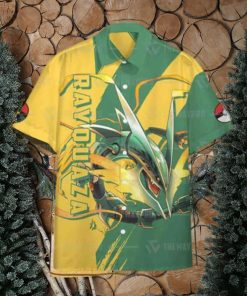 Pokemon Rayquaza Funny 3D Hawaiian Shirt