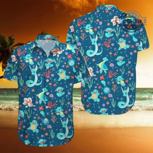 Pokemon Shirts And Shorts Mens Pokemon Hawaiian Shirt Pokemon Go Aloha Shirt