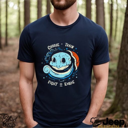 Pokemon Squirtle skull water choose train fight evolve 1996 shirt