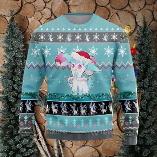 Pokemon Sylveon Christmas Pokemon Ugly Christmas Sweaters Unique Gift For Men And Women