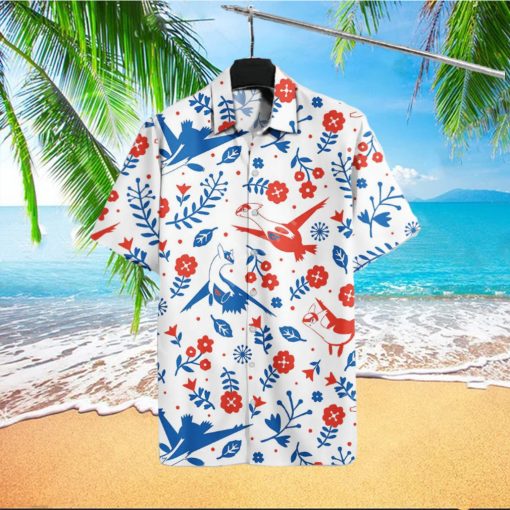 Pokemon Trendy Hawaiian Shirt Latias Latios Pokemon White Hawaii Aloha Shirt Pokemon Hawaii Shirt