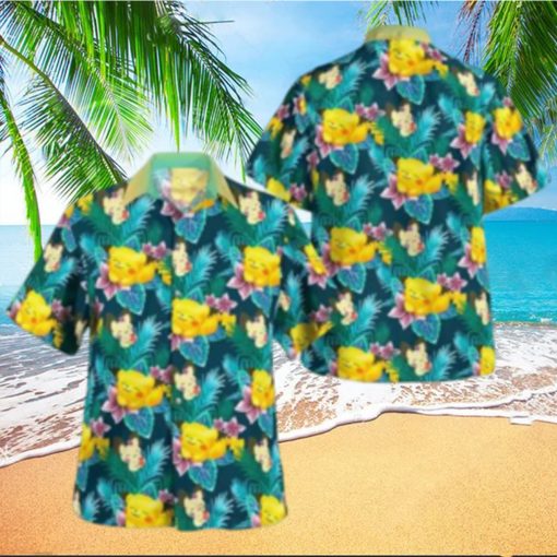 Pokemon hot Hawaiian Shirt Pikachu On Summer Day Beach
