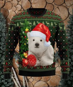 Polar Bear Cute Christmas Ugly Christmas Sweater, Custom Ugly Christmas Sweater