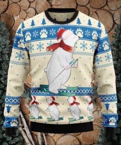 Polar Bear Ice Ugly Christmas Sweater Thankgiving Gift Men Women