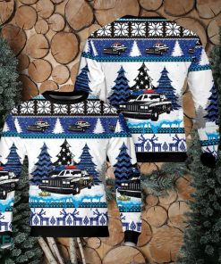 Police Car Christmas AOP Sweater