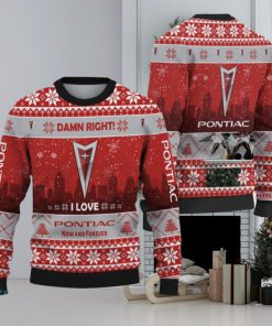 Pontiac Car Lovers Ugly Christmas Sweater Gift For Men And Women