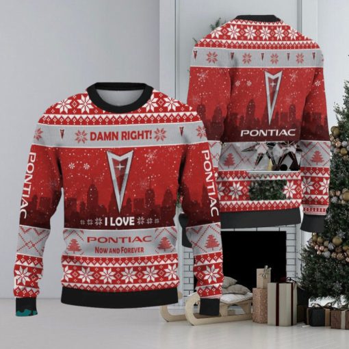 Pontiac Car Lovers Ugly Christmas Sweater Gift For Men And Women