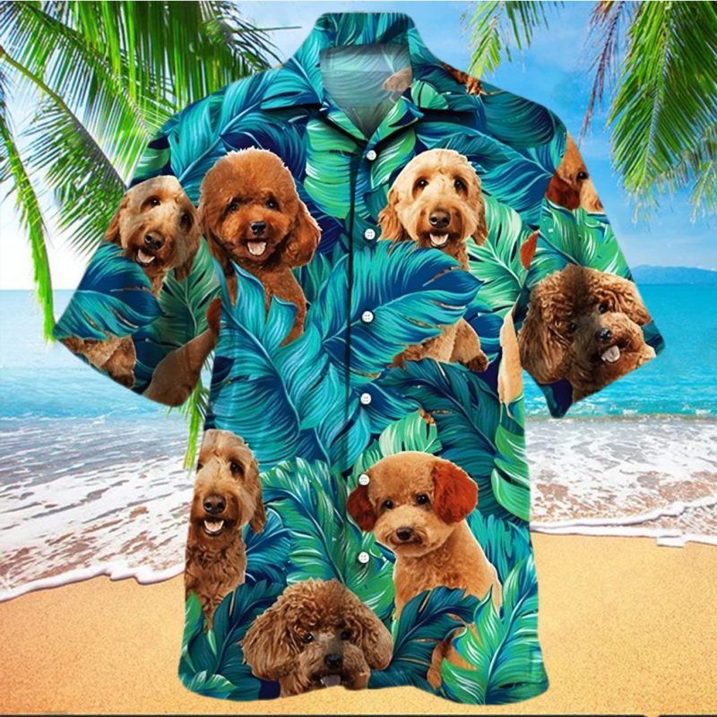 Poodle Dog Hawaiian Shirt