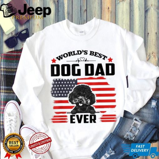 Poodle Dog World’s Best Dog Dad Ever Gift For Father’s Day Shirt