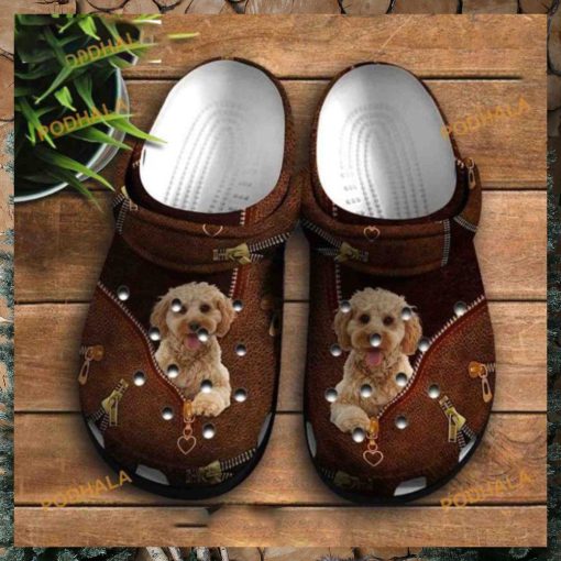 Poodle Owners Cute Dog Pattern Crocs