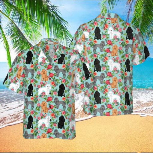 Poodle Shirt For Men Blud Hawaiian Shirt