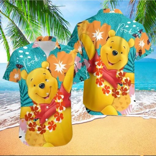 Pooh Hawaii Floral Winnie The Pooh Disney Cruise 2023 Disney Hawaiian Shirt