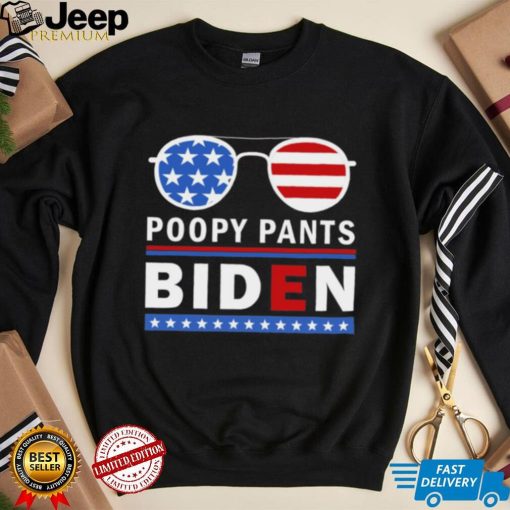 Poopy Pants Biden Fjb Meme Anti Joe Biden T shirt