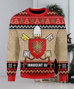 Pope Innocent Iii Coat Of Arms Ugly Christmas Sweater