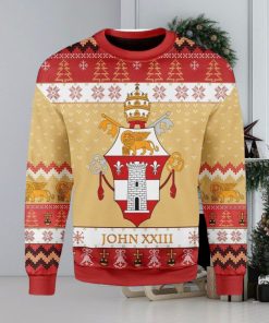 Pope John Xxiii Coat Of Arms Ugly Christmas Sweater