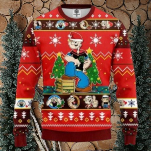 Popeyes Christmas Ugly Christmas Sweater