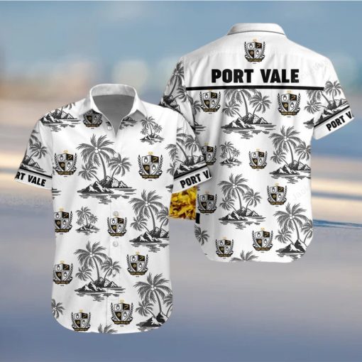 Port Vale Button Up Shirt Hawaiian Shirt