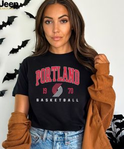 Portland Trail Blazers Basketball Heather Foul Trouble Snow Wash Raglan 1970 shirt