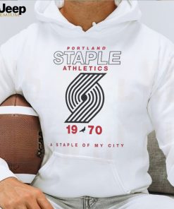 Portland Trail Blazers NBA x Staple Home Team since 1970 a staple of my city T shirt